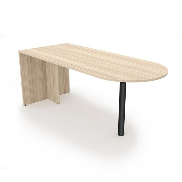 Rayne D-Top Desk Shell, 30" x 71"