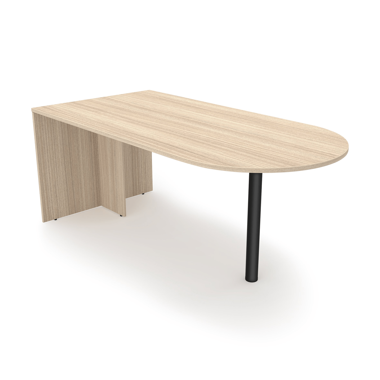 Rayne D-Top Desk Shell, 36" x 71"