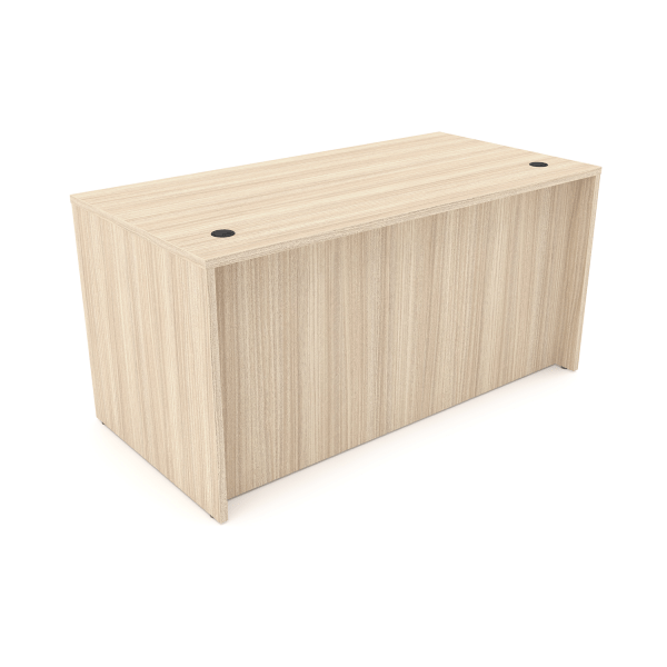 Rayne Rectangular Desk with Double Suspended Pedestals, 30" x 60" - Image 2