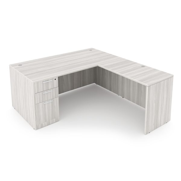 Rayne L Shaped Desk with Full Pedestal, 60" x 78" - Image 2