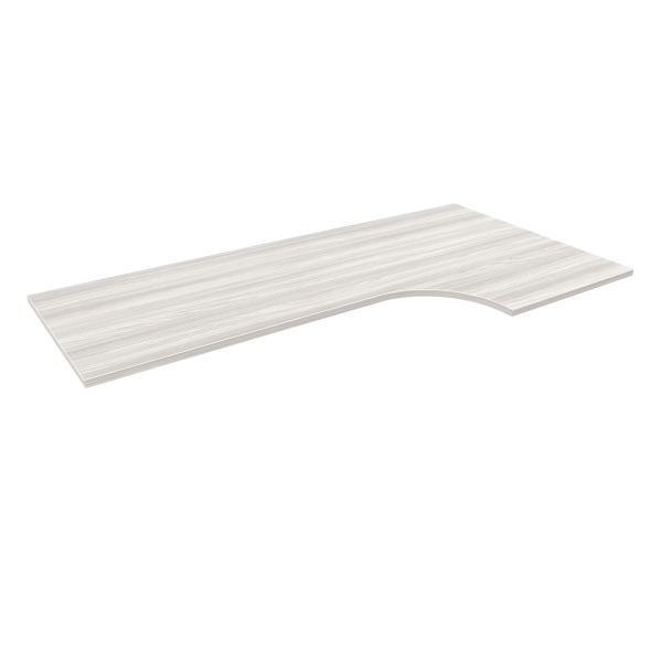 Rayne Non-Fluted Extended Corner Worksurface, 24" x 72" - Image 2