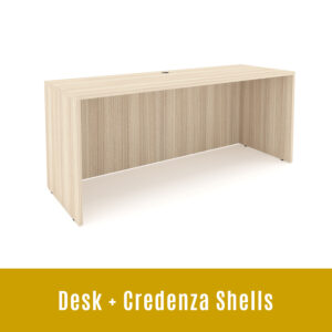 Desk + Credenza Shells