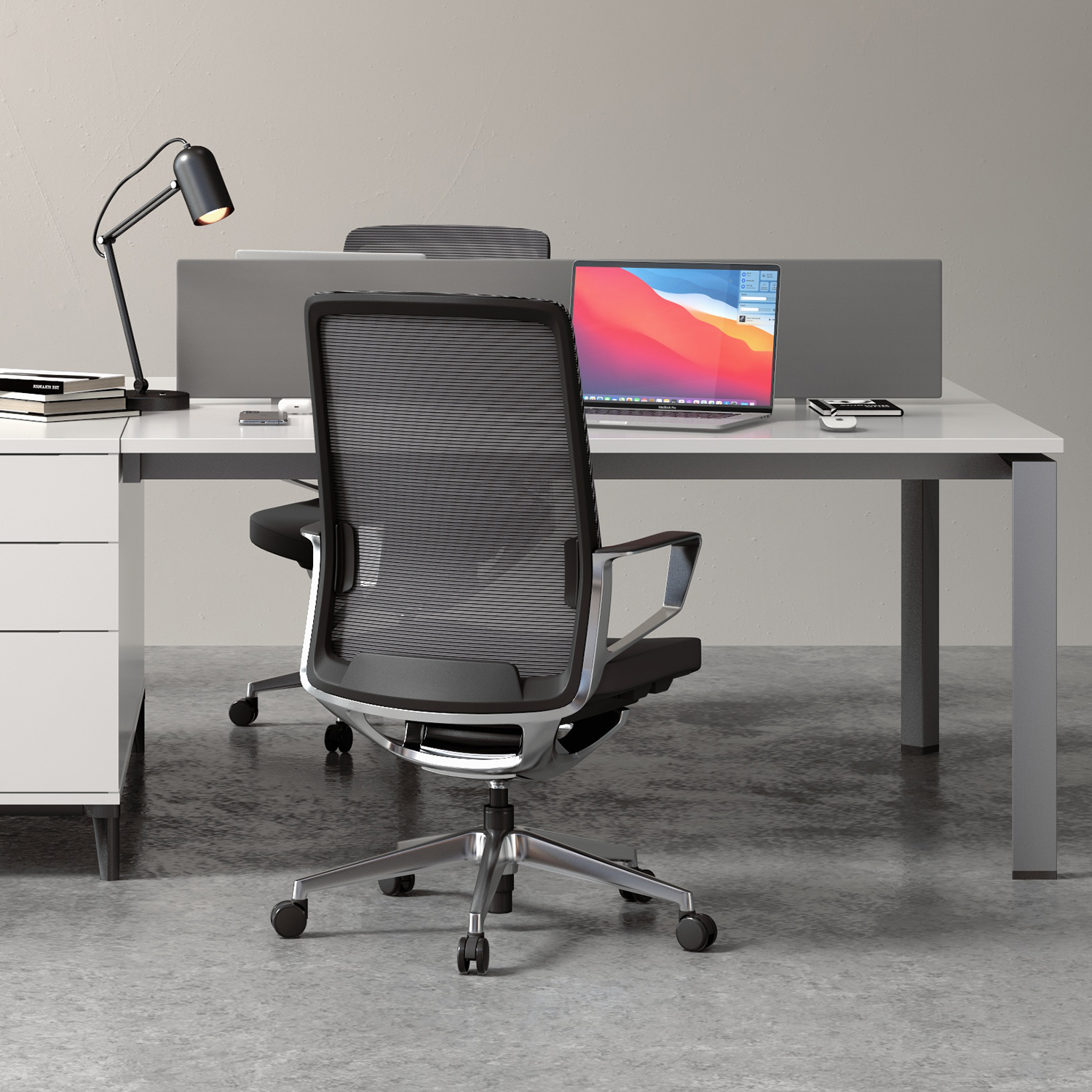 Gravity Conference Chair - Black Mesh - Image 7