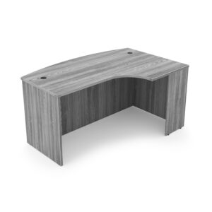 Kai Extended Corner Bow Front Desk Shell, 36" x 71" - Right-Handed