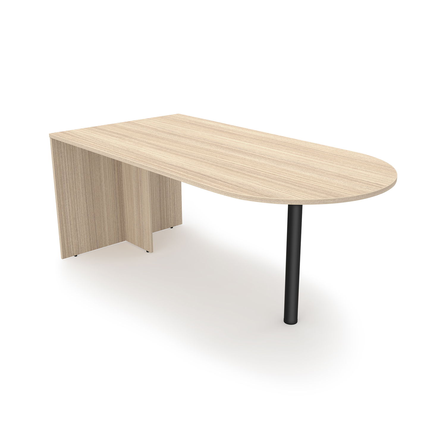 Rayne D-Top Desk Shell, 36" x 71"