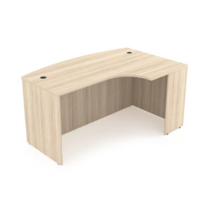 Rayne Extended Corner Bow Front Desk Shell, 36" x 71" - Right-Handed