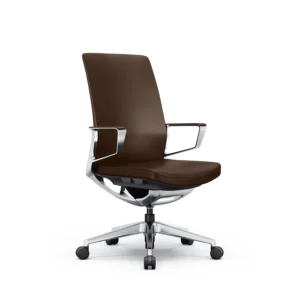 Gravity Conference Chair - Mocha Leather